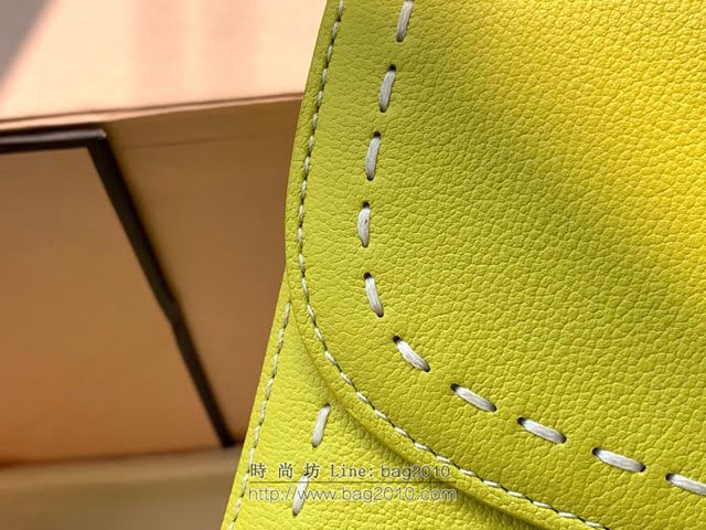 DELVAUX女包 德爾沃比利時單肩包 純手工蜜蠟縫線 德爾沃女手提包 女手拎包 DF0028手縫茴香綠 Delvaux斜挎包  fcs1395
